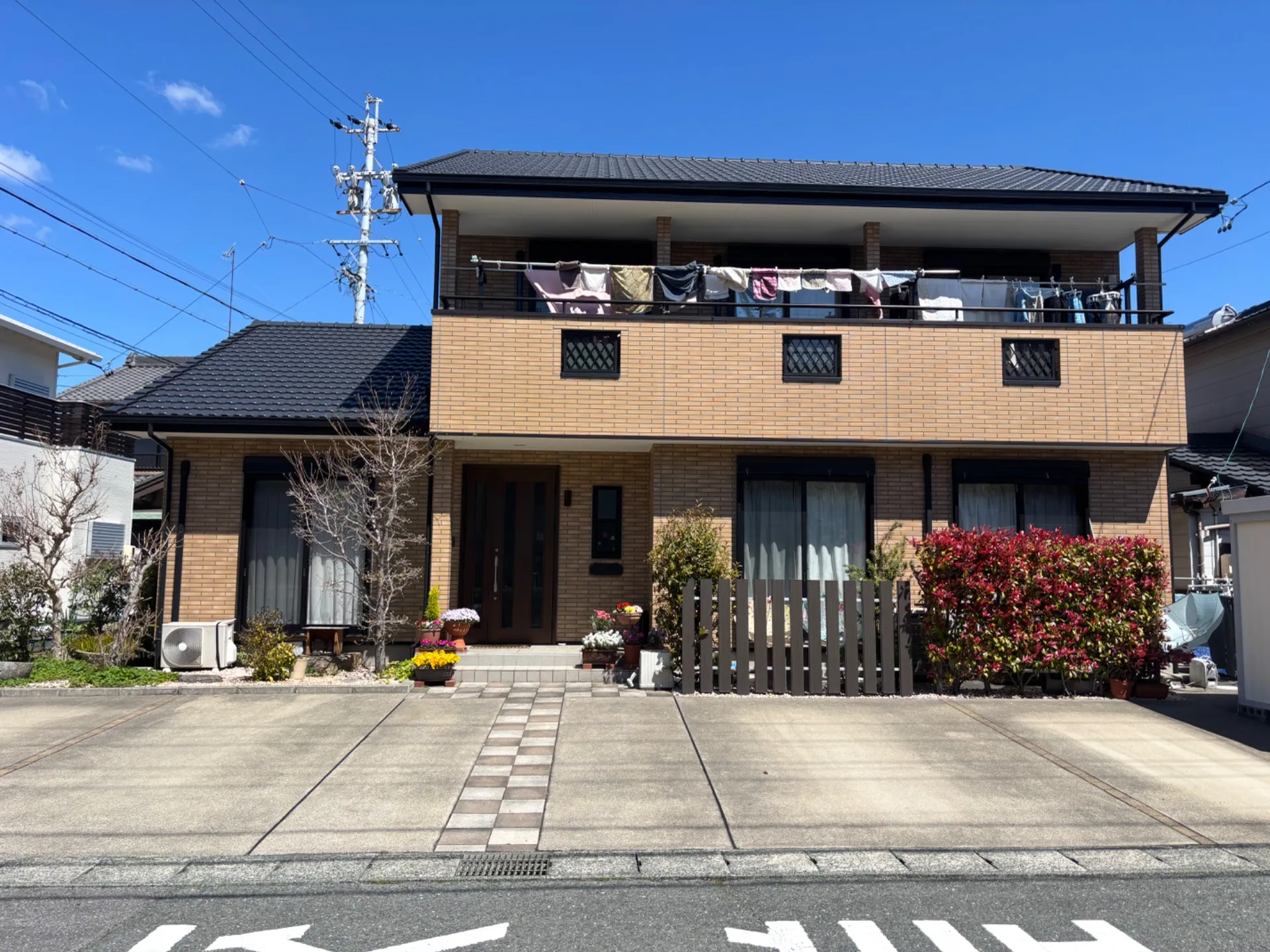 蒲郡市 外壁塗装(クリア塗装)